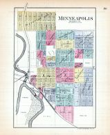 Minneapolis, Kansas State Atlas 1887